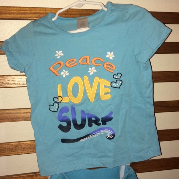 Girls Gymboree 2pc Tee & Skort Set โฎ๏ธ๐ ๐๐ผโโ๏ธ - Picture 2 of 5